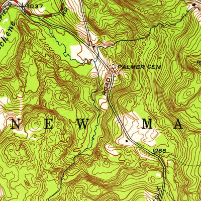 United States Geological Survey South Sandisfield, MA-CT (1946, 24000-Scale) digital map