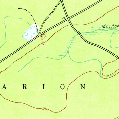United States Geological Survey South Santee, SC (1943, 24000-Scale) digital map