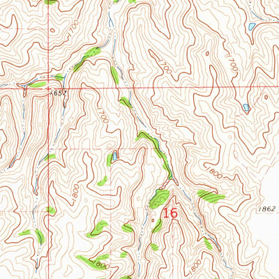 United States Geological Survey South Scalp Creek, SD (1964, 24000-Scale) digital map