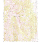 United States Geological Survey South Schell Peak, NV (1981, 24000-Scale) digital map