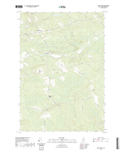 United States Geological Survey South Sebec, ME (2021, 24000-Scale) digital map