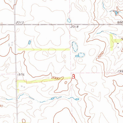 United States Geological Survey South Shore, SD (1973, 24000-Scale) digital map