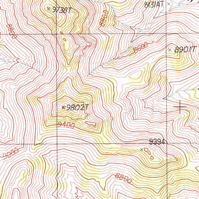 United States Geological Survey South Shoshone Peak, NV (1988, 24000-Scale) digital map