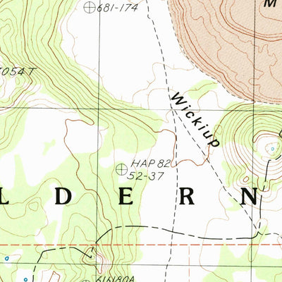 United States Geological Survey South Sister, OR (1988, 24000-Scale) digital map