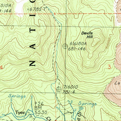 United States Geological Survey South Sister, OR (1988, 24000-Scale) digital map