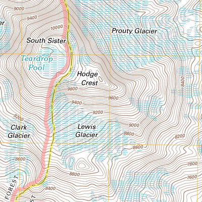 United States Geological Survey South Sister, OR (2011, 24000-Scale) digital map