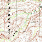 United States Geological Survey South Six-Shooter Peak, UT (1997, 24000-Scale) digital map