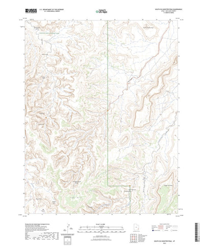 United States Geological Survey South Six-shooter Peak, UT (2023, 24000-Scale) digital map