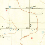 United States Geological Survey South Spring, NM (1950, 24000-Scale) digital map
