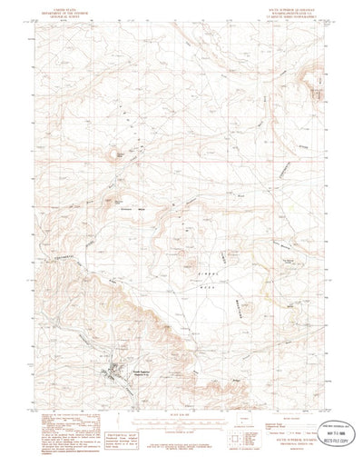 United States Geological Survey South Superior, WY (1986, 24000-Scale) digital map