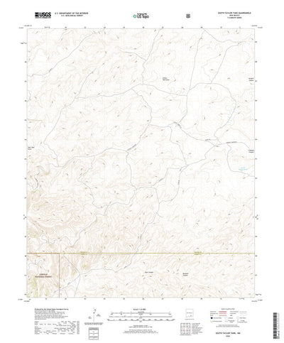 United States Geological Survey South Taylor Tank, NM (2020, 24000-Scale) digital map