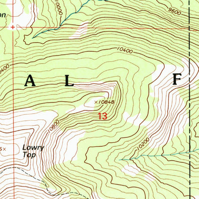 United States Geological Survey South Tent Mountain, UT (2001, 24000-Scale) digital map