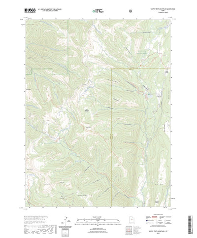 United States Geological Survey South Tent Mountain, UT (2023, 24000-Scale) digital map