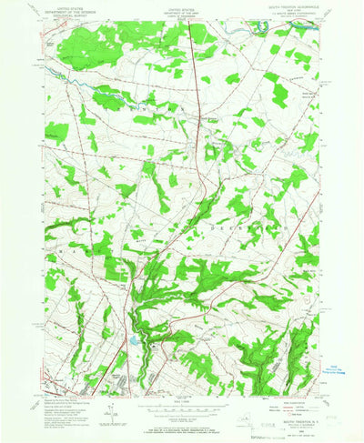 United States Geological Survey South Trenton, NY (1955, 24000-Scale) digital map