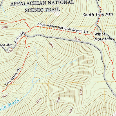 United States Geological Survey South Twin Mountain, NH (2021, 24000-Scale) digital map