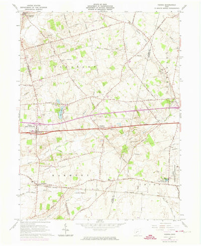 United States Geological Survey South Vienna, OH (1961, 24000-Scale) digital map