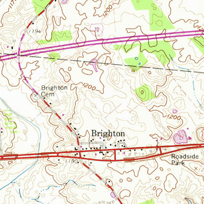 United States Geological Survey South Vienna, OH (1961, 24000-Scale) digital map