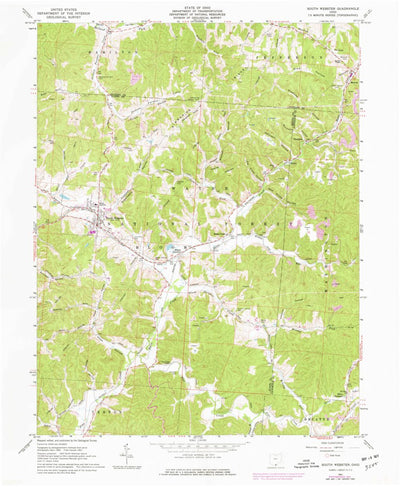 United States Geological Survey South Webster, OH (1961, 24000-Scale) digital map