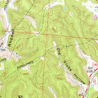 United States Geological Survey South Webster, OH (1961, 24000-Scale) digital map