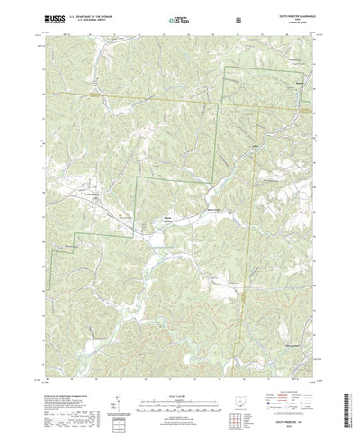 United States Geological Survey South Webster, OH (2023, 24000-Scale) digital map
