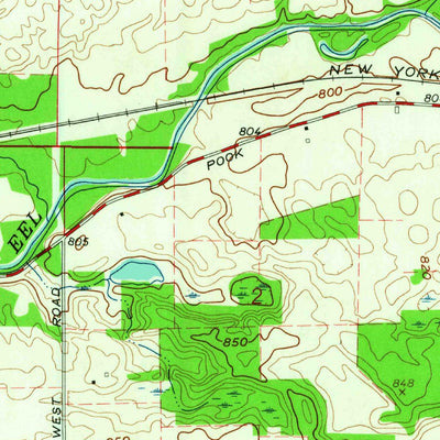 United States Geological Survey South Whitley East, IN (1962, 24000-Scale) digital map
