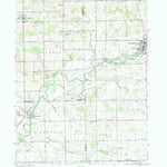 United States Geological Survey South Whitley West, IN (1962, 24000-Scale) digital map