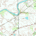 United States Geological Survey South Whitley West, IN (1962, 24000-Scale) digital map