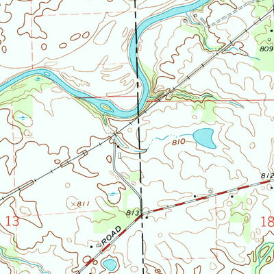 United States Geological Survey South Whitley West, IN (1962, 24000-Scale) digital map