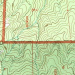 United States Geological Survey South Yolla Bolly Mountains, CA (1995, 24000-Scale) digital map