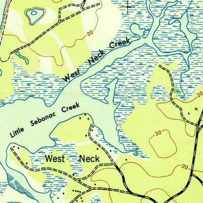 United States Geological Survey Southampton, NY (1947, 24000-Scale) digital map