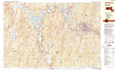 United States Geological Survey Southbridge, MA-CT (1982, 25000-Scale) digital map
