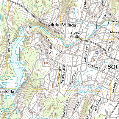 United States Geological Survey Southbridge, MA-CT (2012, 24000-Scale) digital map