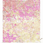 United States Geological Survey Southeast Atlanta, GA (1954, 24000-Scale) digital map