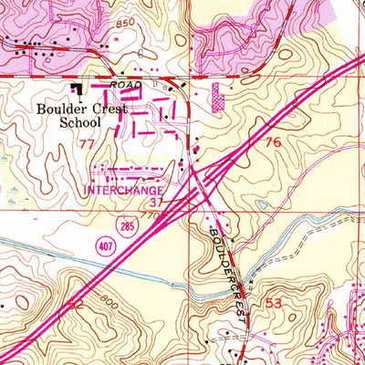 United States Geological Survey Southeast Atlanta, GA (1954, 24000-Scale) digital map