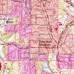 United States Geological Survey Southeast Atlanta, GA (1954, 24000-Scale) digital map