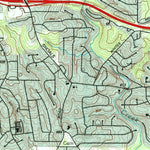 United States Geological Survey Southeast Atlanta, GA (1993, 24000-Scale) digital map