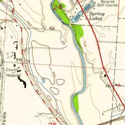 United States Geological Survey Southeast Columbus, OH (1955, 24000-Scale) digital map