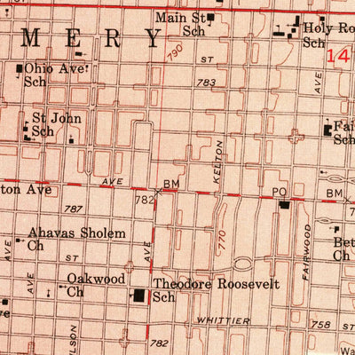 United States Geological Survey Southeast Columbus, OH (1955, 24000-Scale) digital map