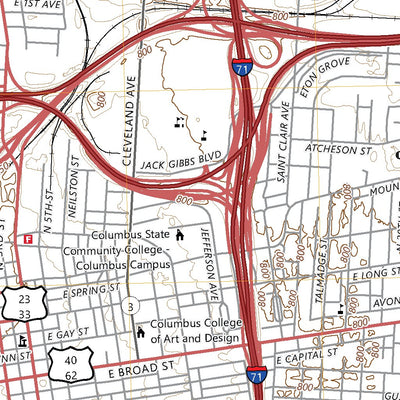 United States Geological Survey Southeast Columbus, OH (2023, 24000-Scale) digital map