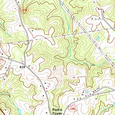 United States Geological Survey Southeast Eden, NC (1971, 24000-Scale) digital map