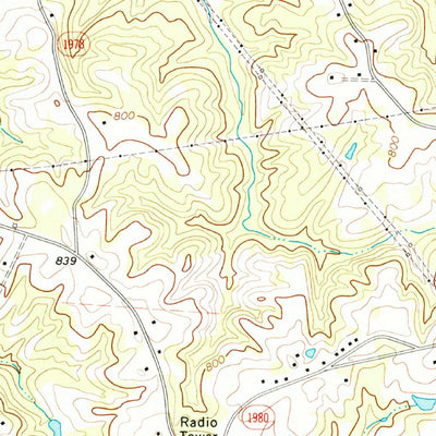 United States Geological Survey Southeast Eden, NC (1977, 24000-Scale) digital map