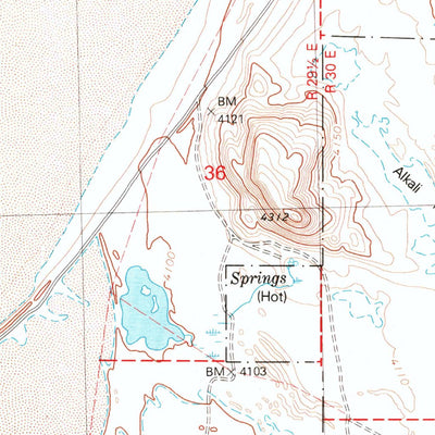 United States Geological Survey Southeast Harney Lake, OR (1980, 24000-Scale) digital map