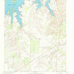United States Geological Survey Southeast Lake Kemp, TX (1966, 24000-Scale) digital map