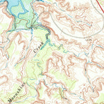 United States Geological Survey Southeast Lake Kemp, TX (1966, 24000-Scale) digital map