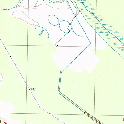 United States Geological Survey Southeast Lumberton, NC (1997, 24000-Scale) digital map