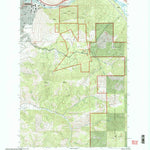 United States Geological Survey Southeast Missoula, MT (1999, 24000-Scale) digital map