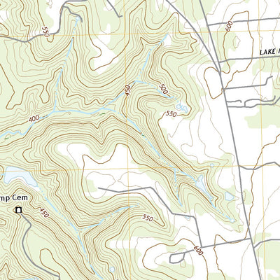 United States Geological Survey Southeast Palestine, TX (2022, 24000-Scale) digital map
