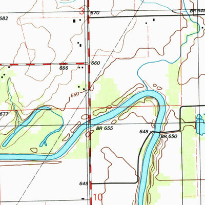 United States Geological Survey Southeast Pontiac, IL (2001, 24000-Scale) digital map