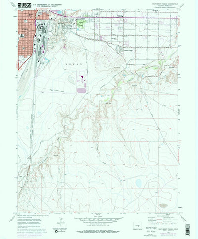 United States Geological Survey Southeast Pueblo, CO (1960, 24000-Scale) digital map
