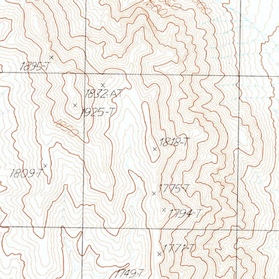 United States Geological Survey Southeastern Mine, NV (1983, 24000-Scale) digital map